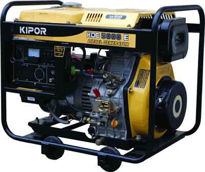 New York, Vermont Kipor model KDE5000E  5000 Watt Diesel  Generator