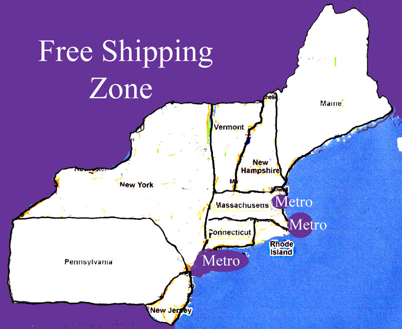 Old Dominium Freight Line Free Shipping Area