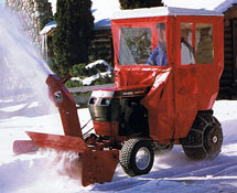 toro 300 series Classic Garden Tractor attachments snowcab