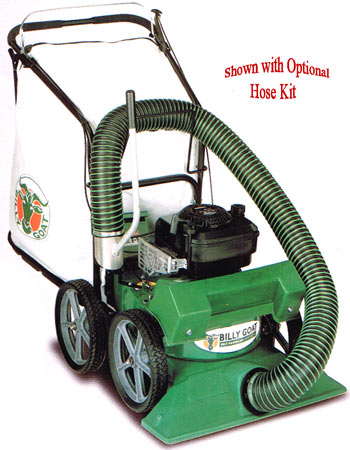 Billy Goat self propelled lawn vacuum with 2" chipper