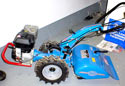 bcs 710E gardener with 18" tiller 2-wheel tractor rototiller